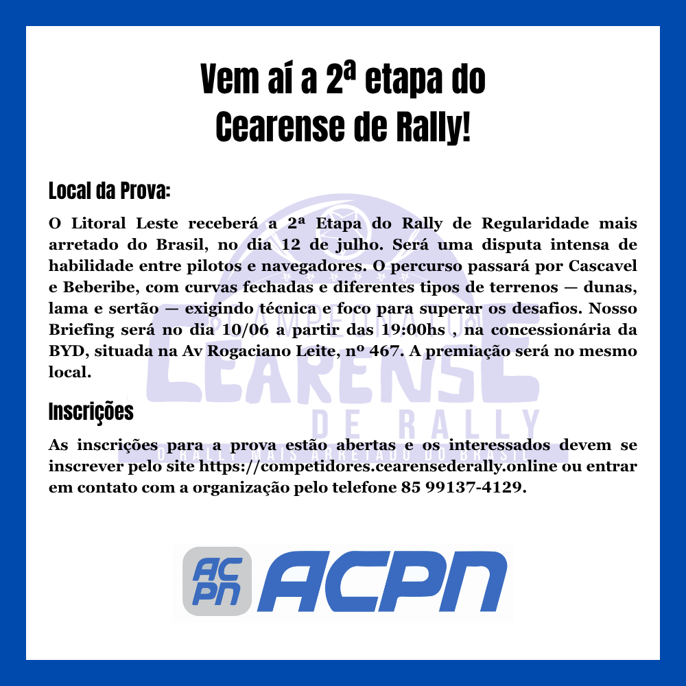Banner informativo