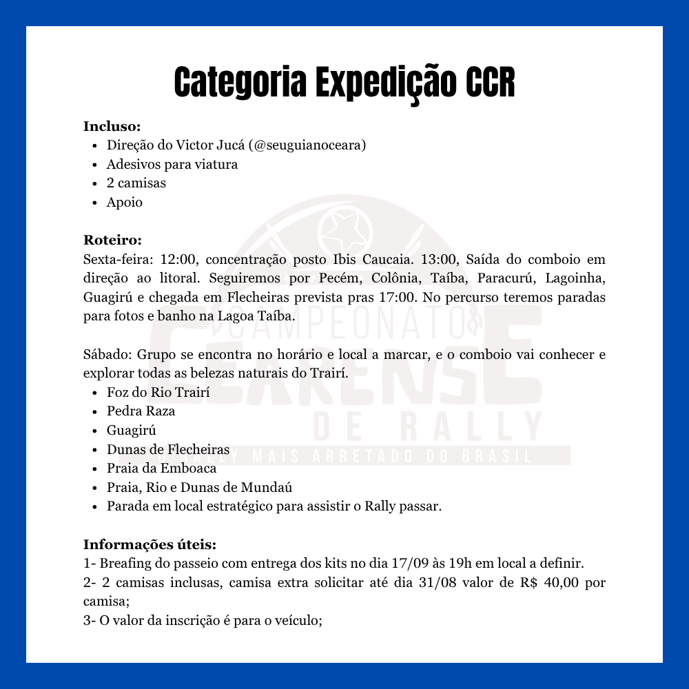 Banner informativo
